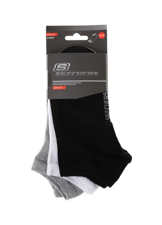 Skechers Çok Renkli Unisex 3Lü Çorap U SKX Nopad Low Cut Socks 3 Pack