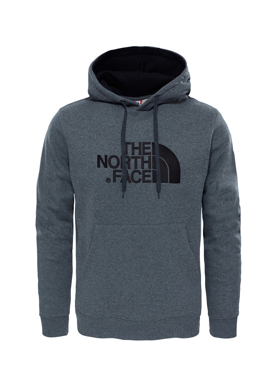 The North Face Nf00ahjylxs1 Gri Erkek Sweatshirt