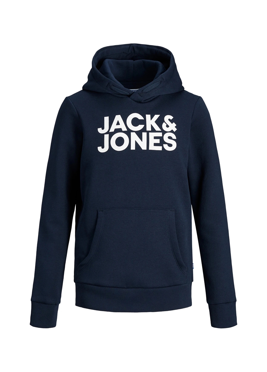 Jack & Jones Erkek Çocuk Lacivert Sweatshırt JJECORP LOGO SWEAT HOOD NOOS JR_2