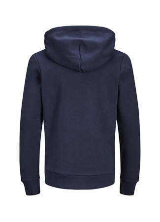 Jack & Jones Erkek Çocuk Lacivert Sweatshırt JJECORP LOGO SWEAT HOOD NOOS JR_3