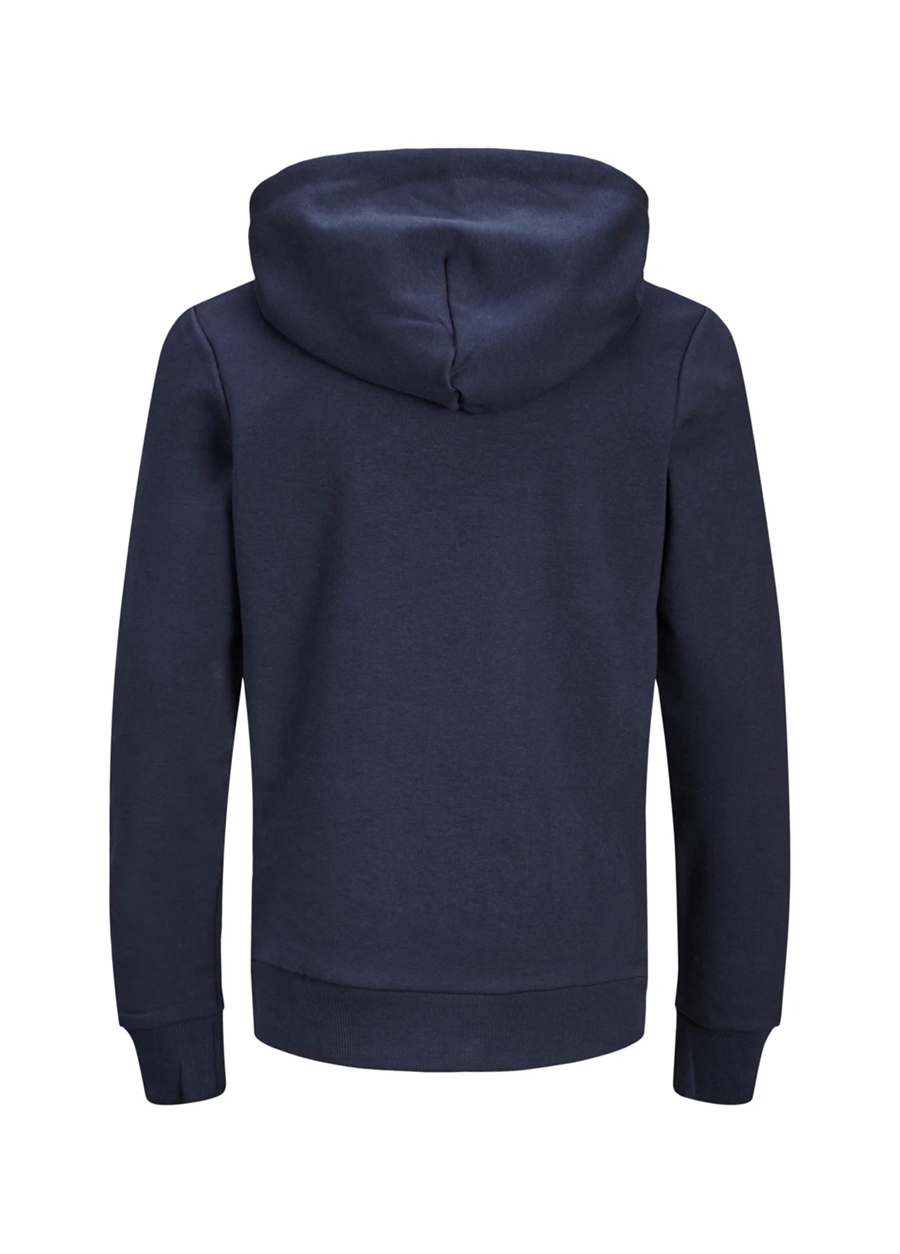 Jack & Jones Erkek Çocuk Lacivert Sweatshırt JJECORP LOGO SWEAT HOOD NOOS JR_3