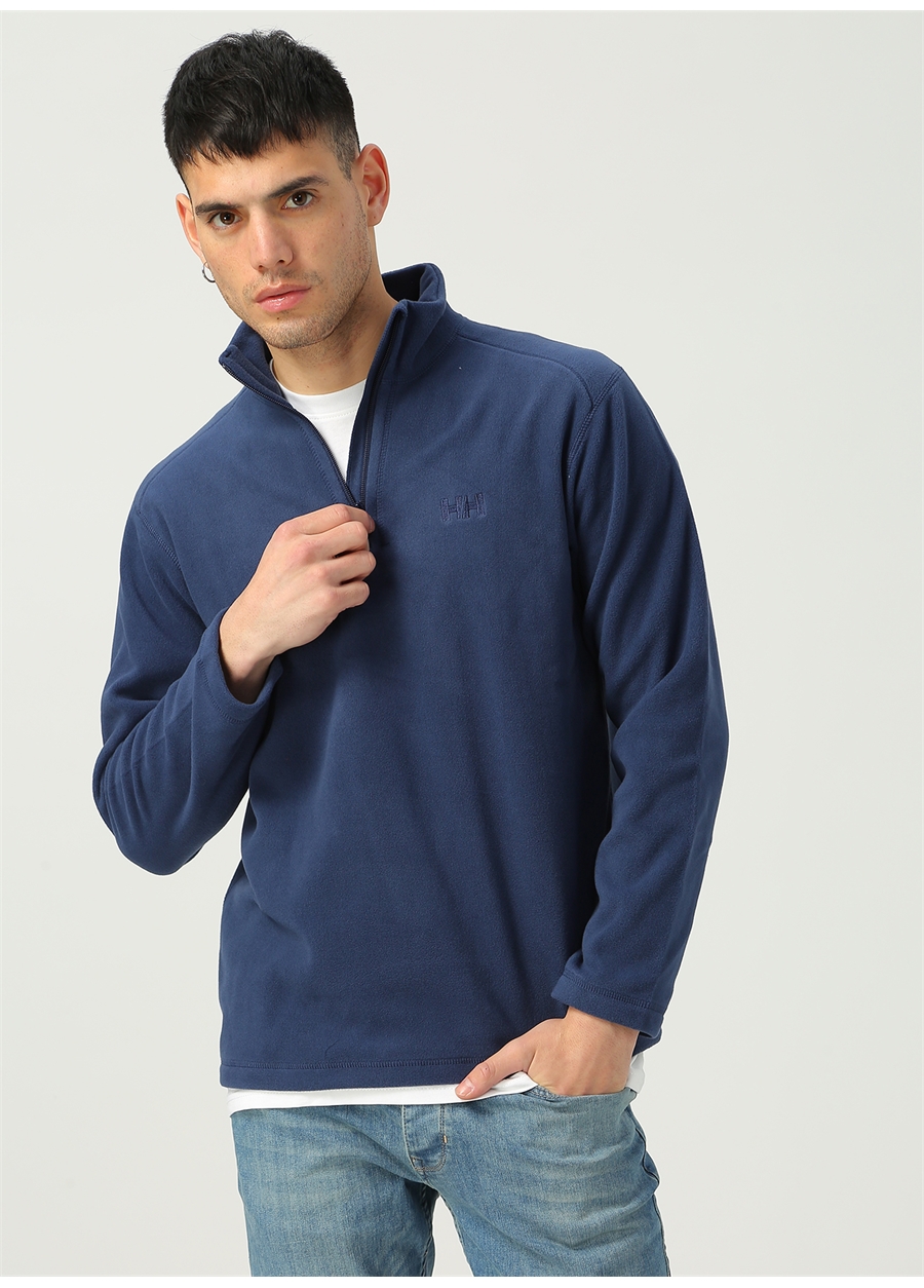 Helly Hansen Lacivert Erkek Polar Sweatshırt HH MOUNT POLAR FLEECE_0