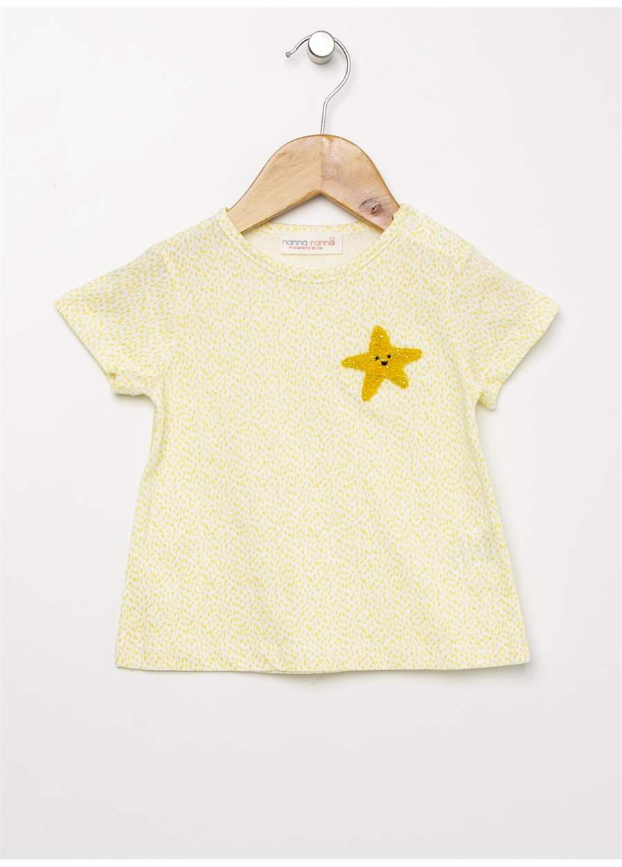 Mammaramma Sarı Kız Bebek T-Shirt OG-03