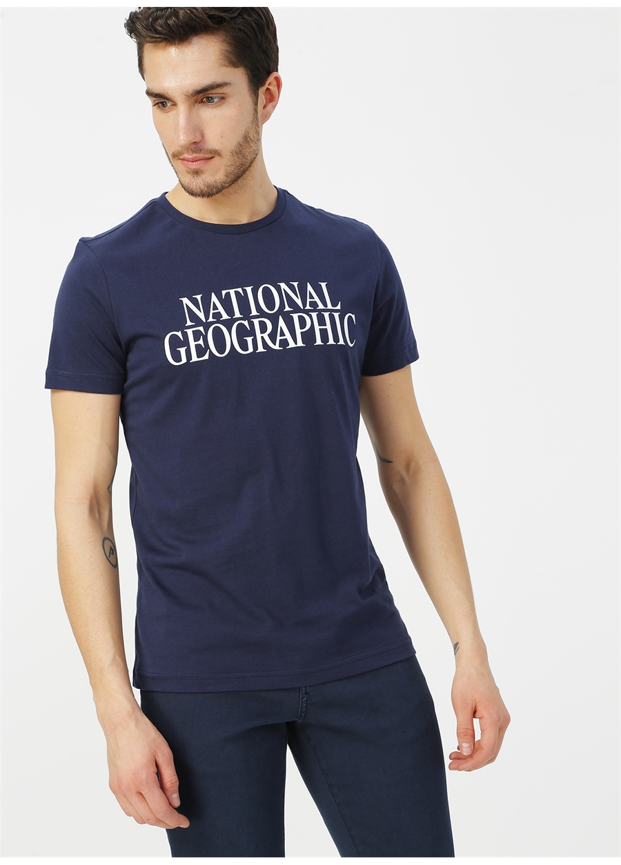 National Geographic Lacivert T-Shirt