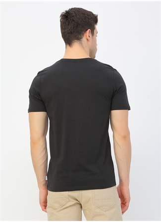 Jack & Jones O Yaka Düz Siyah Erkek T-Shirt 12156101 JJEORGANIC BASIC TEE SS_3