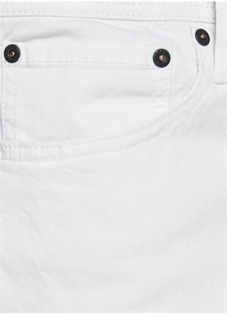 Jack & Jones Beyaz Erkek Chino Şort 12165892 JJIRICK ORIGINAL_5