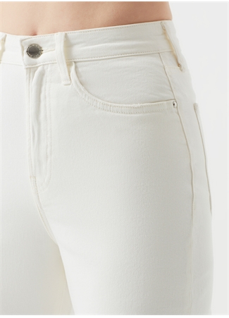 Mavi STAR OFF WHITE Mom Fit Kadın Denim Pantolon 101077-31868_6