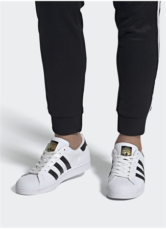 Adidas Beyaz - Siyah Kadın Lifestyle Ayakkabı EG4958 SUPERSTAR 5_10