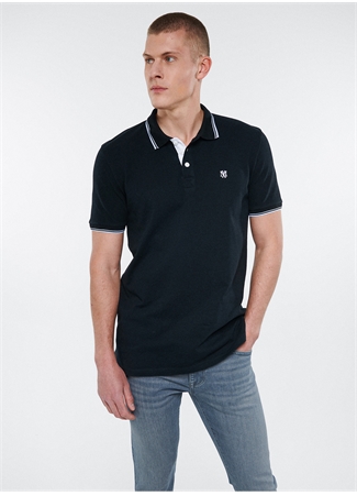 Mavi Düz Siyah Erkek Polo T-Shirt 064164-900 POLO TİŞÖRT Siyah