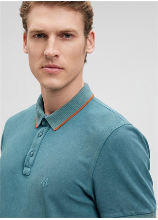 Mavi Düz Petrol Erkek Polo T-Shirt 065920-30708 POLO Petrol Yeşili_2