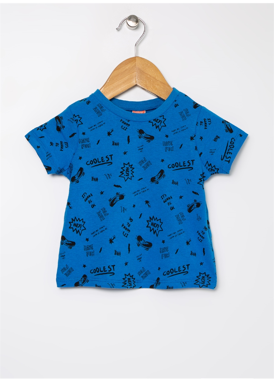 Koton Mavi Erkek Bebek T-Shirt 0YMB18183OK