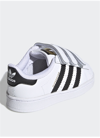 Adidas Beyaz - Siyah Erkek Bebek Yürüyüş Ayakkabısı EF4842 SUPERSTAR CF I_2