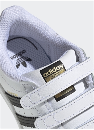 Adidas Beyaz - Siyah Erkek Bebek Yürüyüş Ayakkabısı EF4842 SUPERSTAR CF I_4