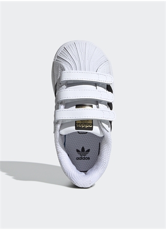 Adidas Beyaz - Siyah Erkek Bebek Yürüyüş Ayakkabısı EF4842 SUPERSTAR CF I_6