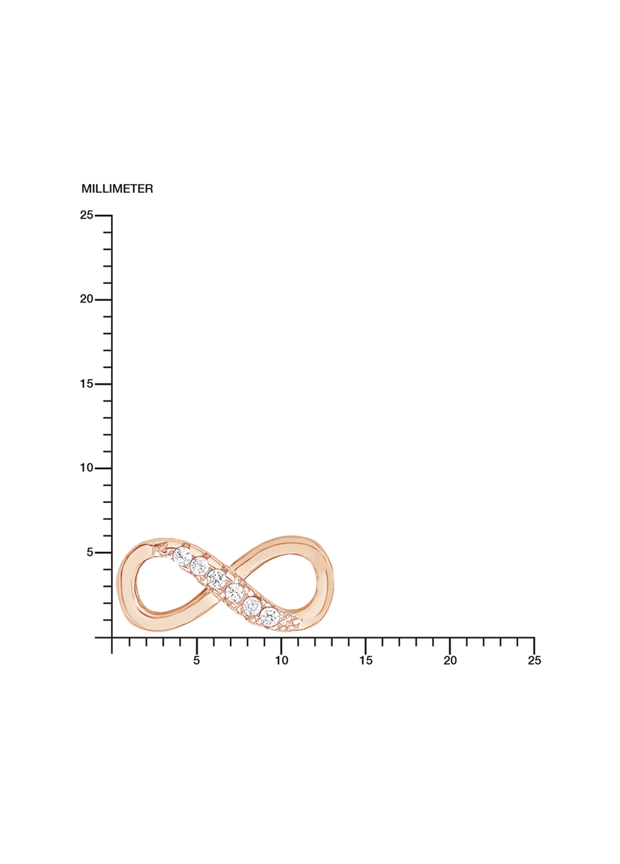 Amor 2016297 925 Ayar Gümüş Zirkon Taşlı Sonsuzluk Kadın Küpe_3