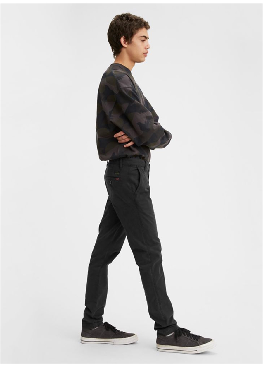 Levis Normal Bel Dar Siyah Erkek Denim Pantolon 17199-0005 XX CHINO SLIM II MINERAL_5