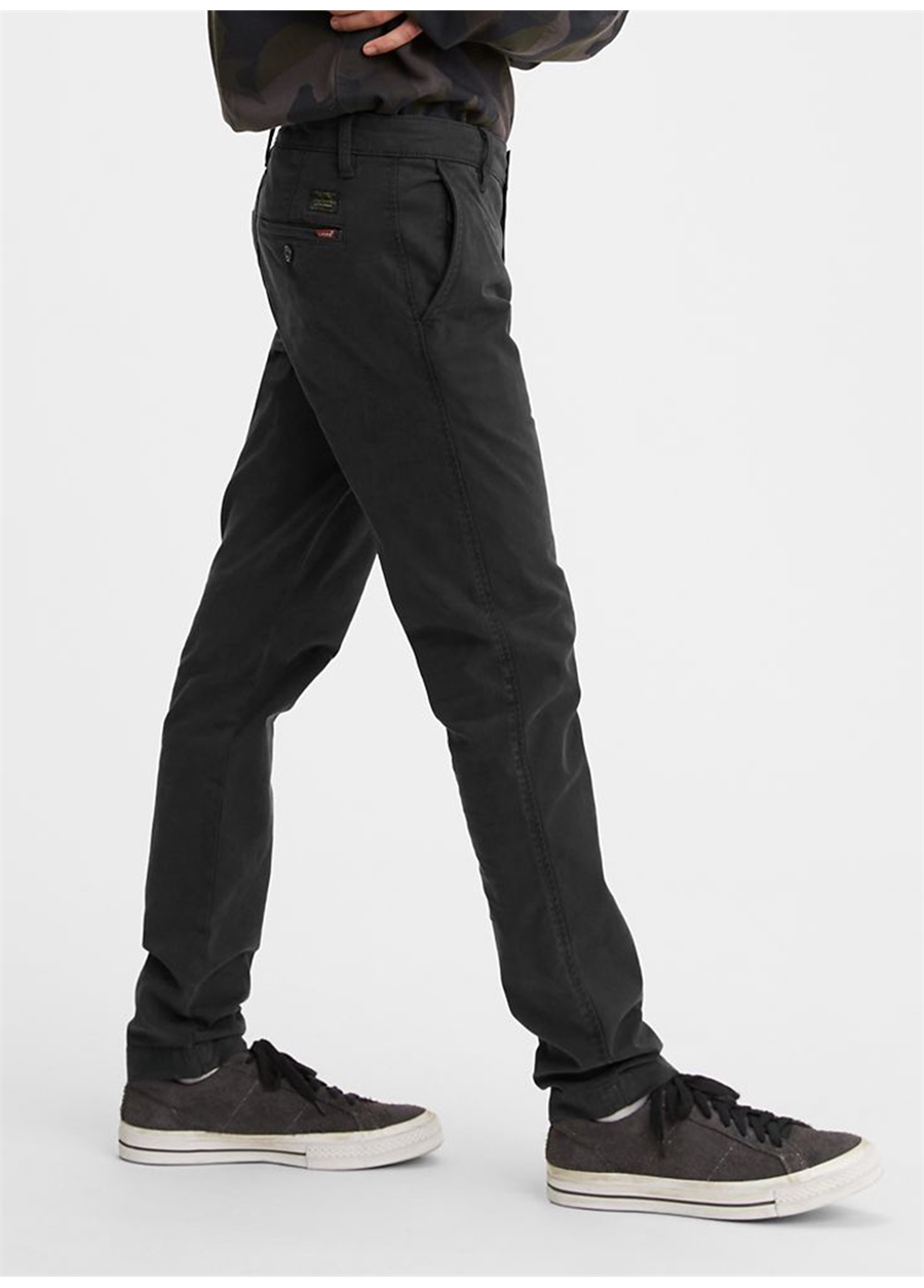 Levis Normal Bel Dar Siyah Erkek Denim Pantolon 17199-0005 XX CHINO SLIM II MINERAL_6