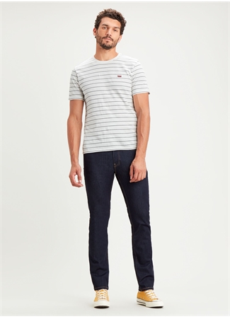 Levis 511 Slim İndigo Normal Bel Erkek Denim Pantolon DARK HOLLOW LOC 04511-4497