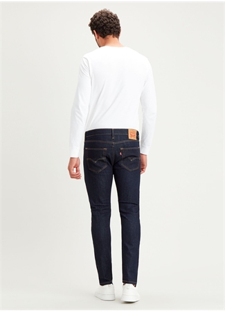 Levis 512 Slim Taper İndigo Normal Bel Erkek Denim Pantolon DARK HOLL 28833-0642_5