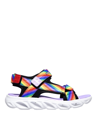 Skechers Çok Renkli Kız Çocuk Sandalet 20218L BKMTHYPNOSPLASHRAINBOWLIGHTS_4