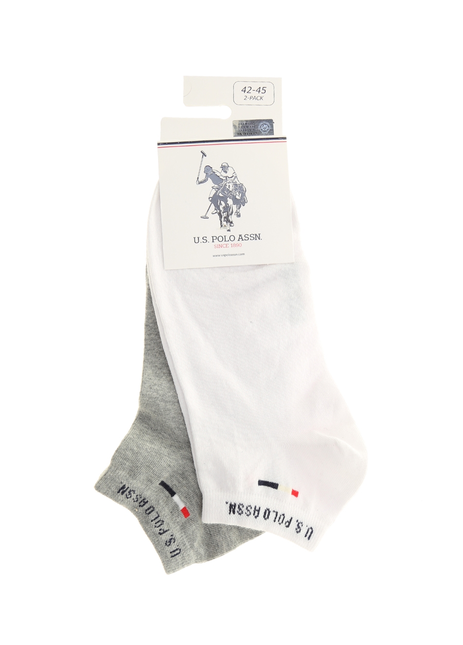 U.S. Polo Assn. Beyaz Erkek Çorap