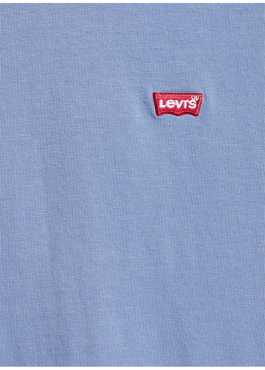 Levis 56605-0079 Ss Original Hm Tee Bisiklet Yaka Pamuklu Mavi Erkek T-Shirt_5