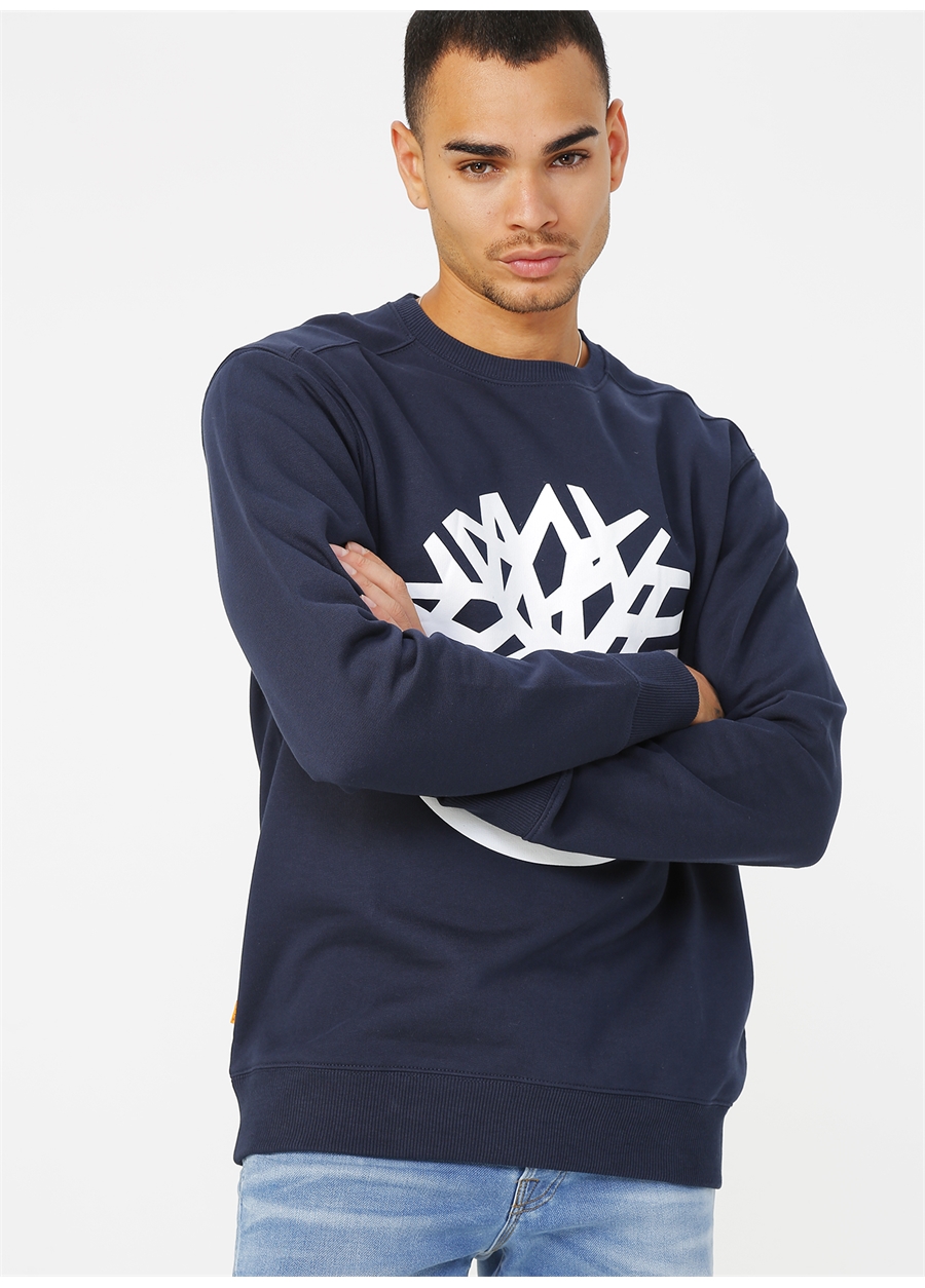 Timberland Lacivert Erkek Sweatshirt - TB0A2BJ8U101 YC CO_2