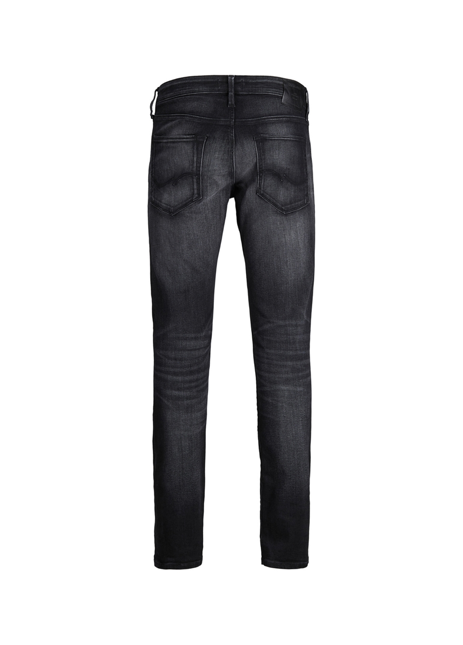 Jack & Jones 12162430_JJIGLENN JJICON JJ 557 50S Siyah Erkek Düşük Bel Slim Fit Denim Pantolon_5