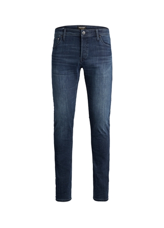 Jack & Jones 12173407 Erkek Düşük Bel Slim Fit Denim Pantolon_5