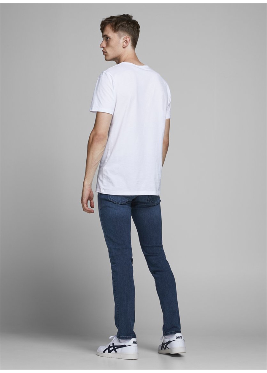 Jack & Jones 12173407 Erkek Düşük Bel Slim Fit Denim Pantolon_2