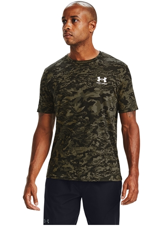 Under Armour 1357727 Siyah - Beyaz Erkek T-Shirt