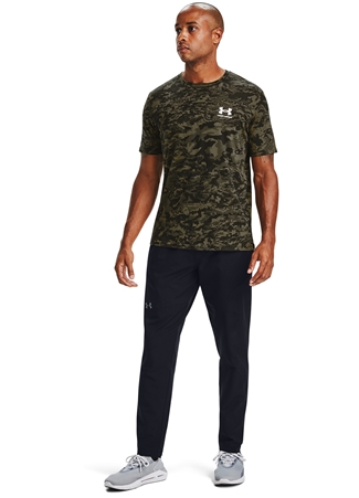 Under Armour 1357727 Siyah - Beyaz Erkek T-Shirt_2