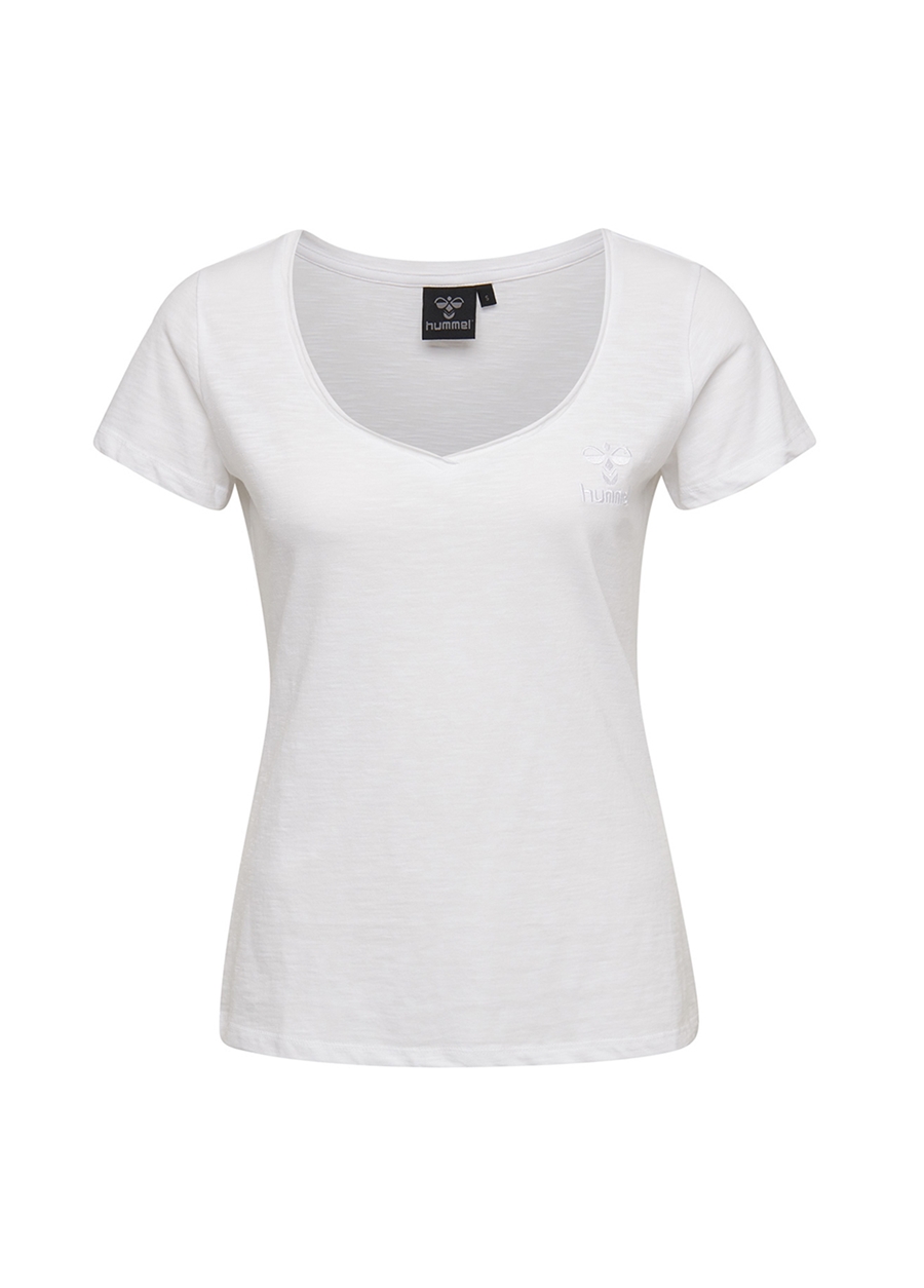 Hummel ALMA T-SHIRT S/S TEE Beyaz Kadın T-Shirt 910953-9001