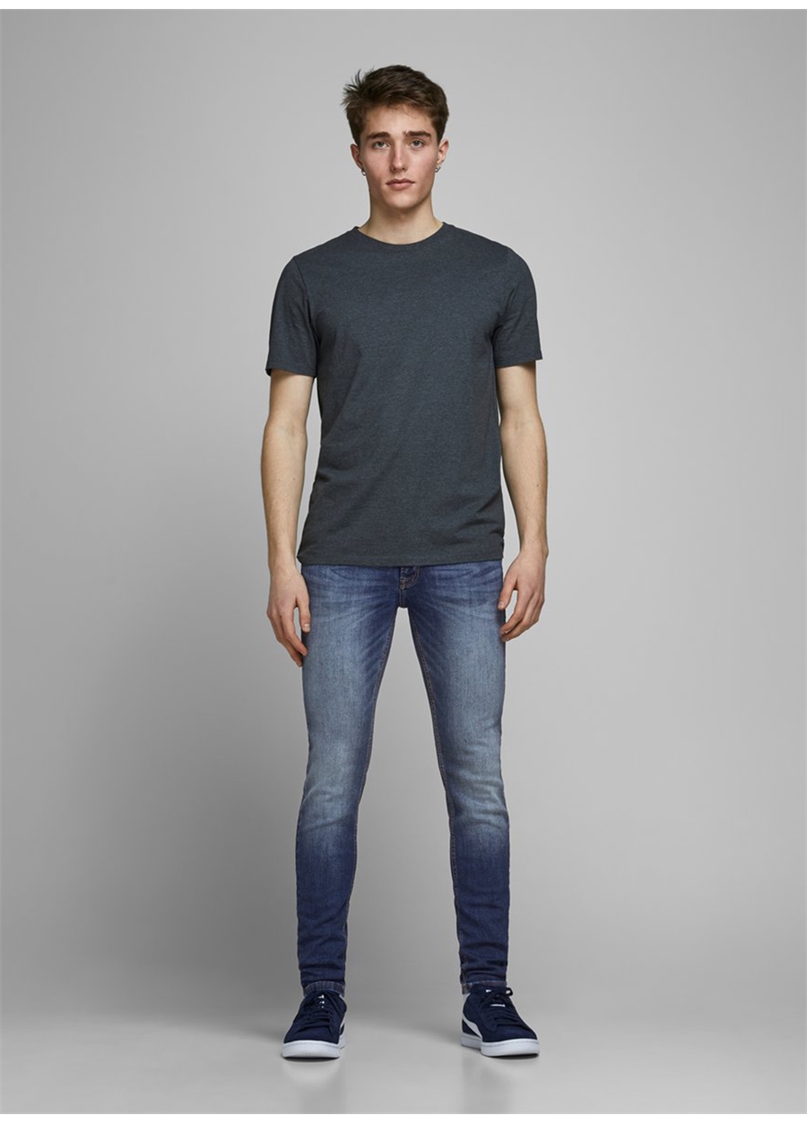 Jack & Jones 12166854_JJILIAM JJORIGINAL AGI 005 Erkek Düşük Bel Skinny Fit Denim Pantolon_1