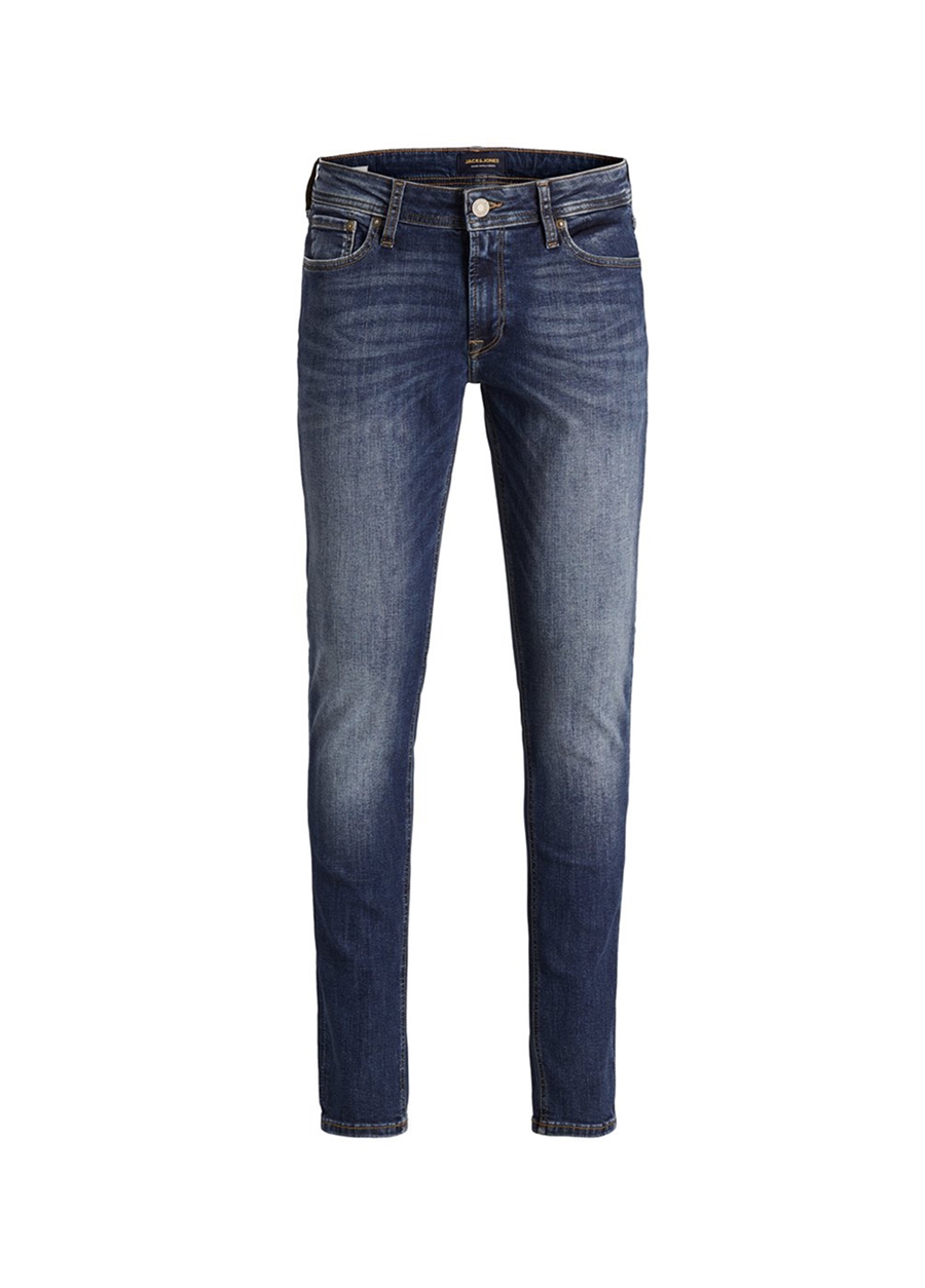 Jack & Jones 12166854_JJILIAM JJORIGINAL AGI 005 Erkek Düşük Bel Skinny Fit Denim Pantolon_4