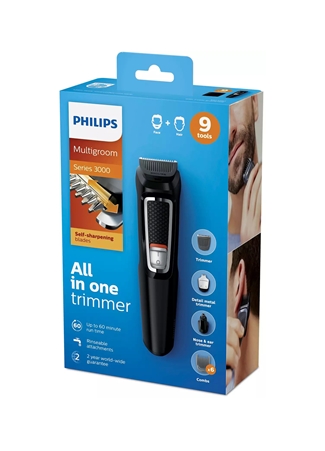 Philips MG3740/15 Multigroom Series 3000 9'U 1 Arada Sakal Ve Saç Düzeltme Makinesi_4