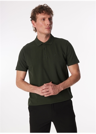 Fabrika Comfort Haki Erkek Polo Yaka Basic Polo T-Shirt CM NOBRO K CEPSIZ_2