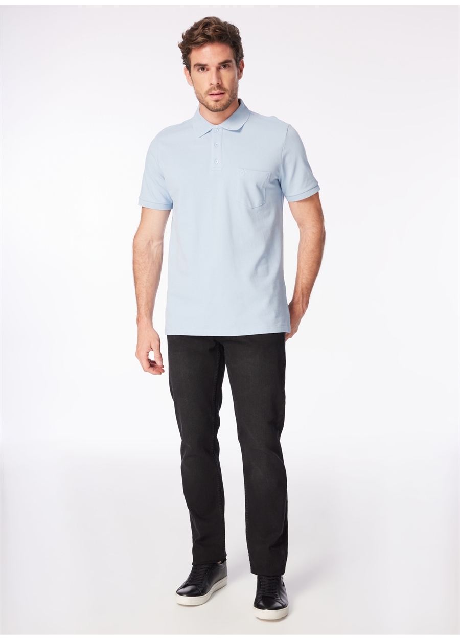 Fabrika Comfort Mavi Erkek Polo T-Shirt