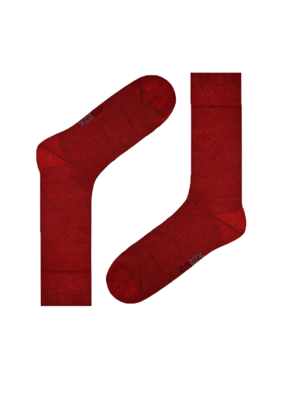 Darkzone 1 Adet Kırmızı Erkek Çorap