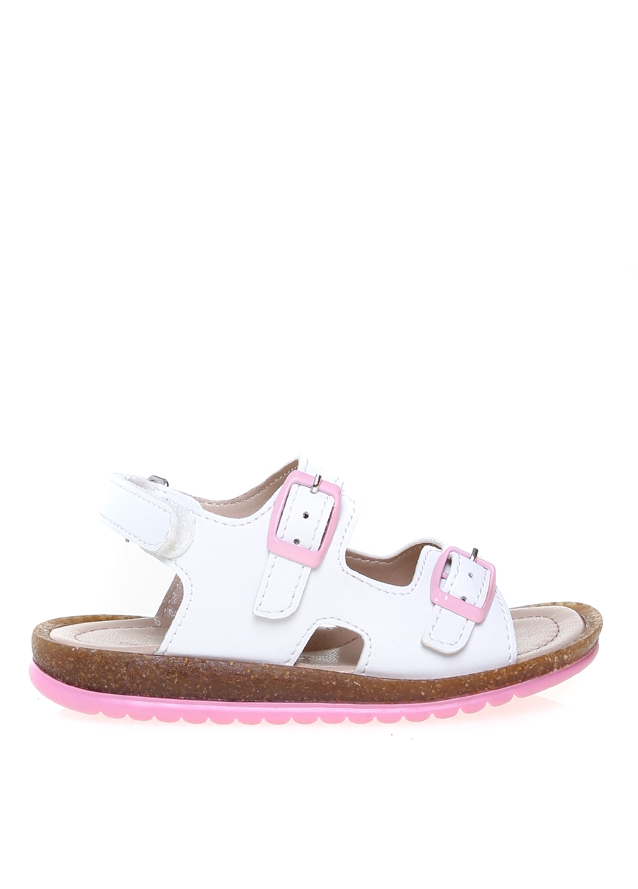 Mammaramma Beyaz Kız Bebek Sandalet K15-RHODE