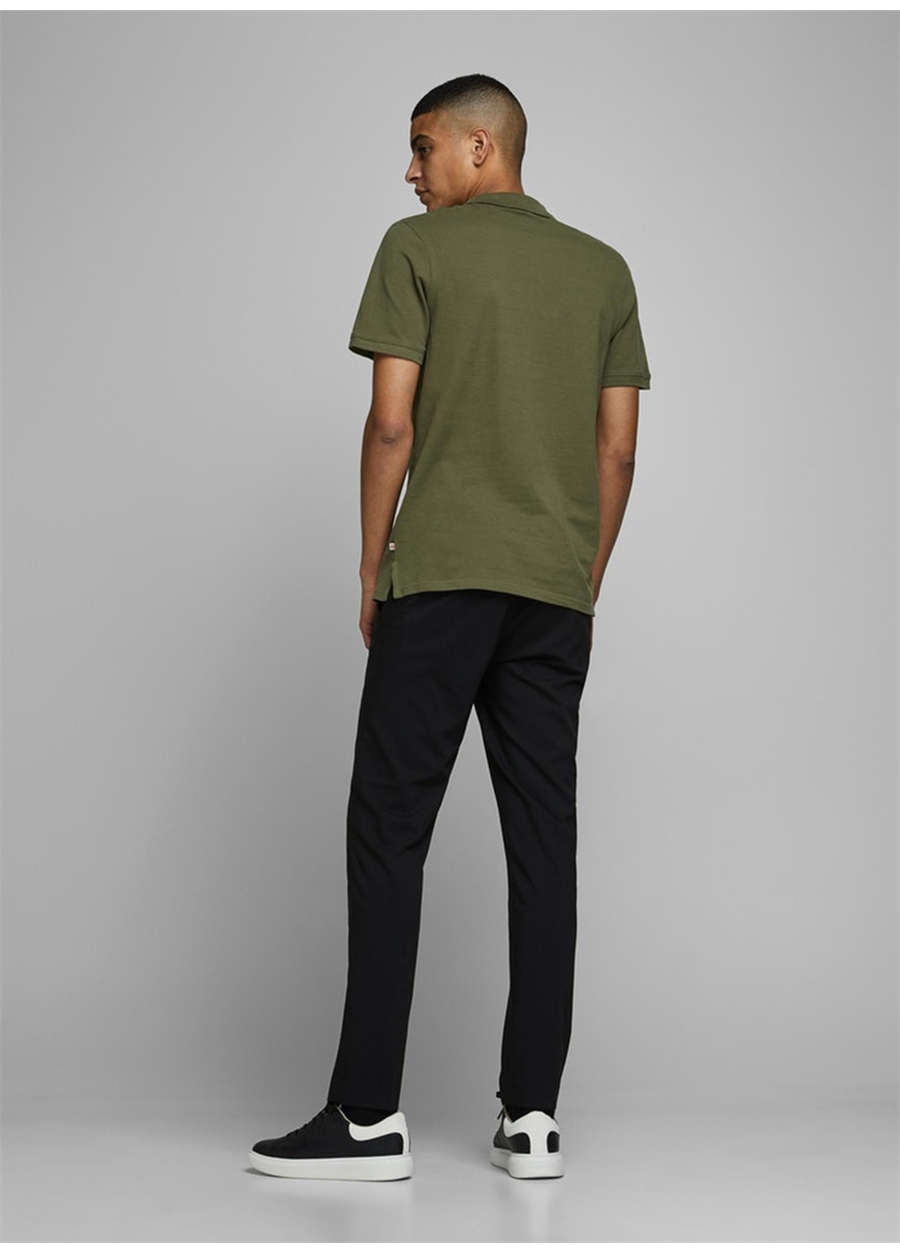 Jack & Jones Polo Yaka Düz Haki Erkek T-Shirt 12136516_JJEBASIC POLO SS NOOS_1