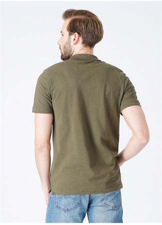 Jack & Jones Polo Yaka Düz Haki Erkek T-Shirt 12136516_JJEBASIC POLO SS NOOS_4