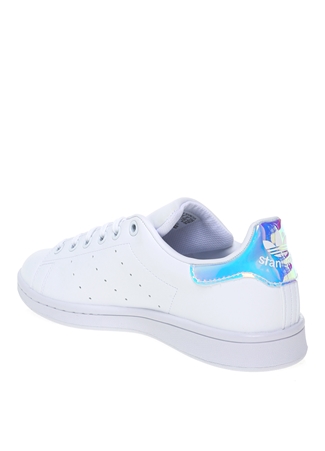 Adidas Beyaz - Gümüş Kız Çocuk Yürüyüş Ayakkabısı FX7521 STAN SMITH J_1