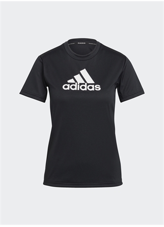 Adidas Bisiklet Yaka Siyah - Beyaz Kadın T-Shirt GL3820 W BL T_5