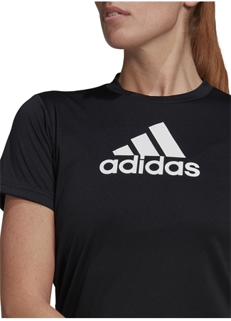 Adidas Bisiklet Yaka Siyah - Beyaz Kadın T-Shirt GL3820 W BL T_6