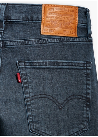 Levis 512 Siyah Erkek Normal Bel Dar Denim Pantolon SLIM TAPER LSE_RICHM 28833-0917_11