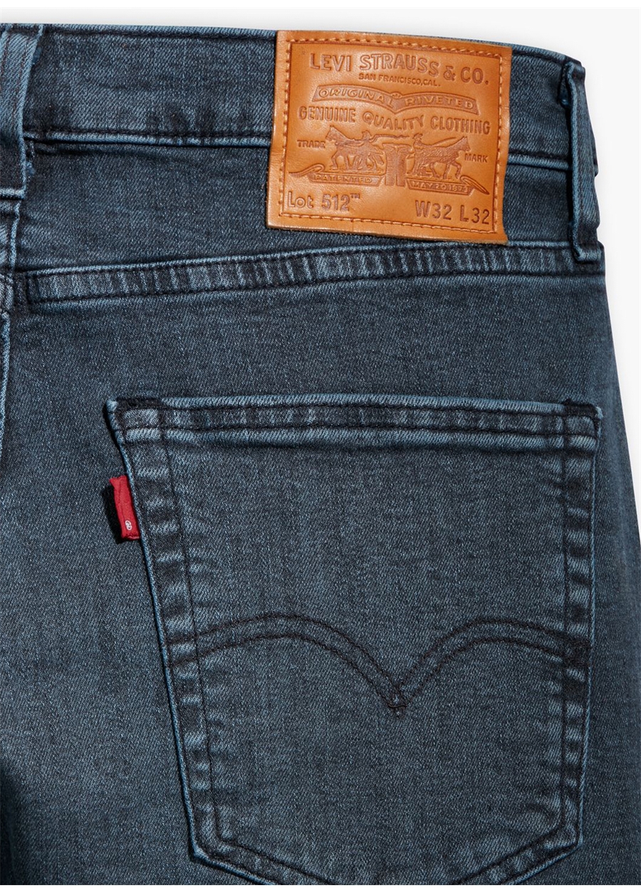 Levis 512 Siyah Erkek Normal Bel Dar Denim Pantolon SLIM TAPER LSE_RICHM 28833-0917_11