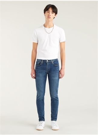 Levis 512 Slim Tapered Mavi Erkek Normal Bel Dar Denim Pantolon PAROS28833-0918_4