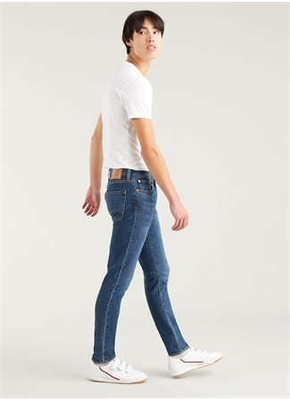 Levis 512 Slim Tapered Mavi Erkek Normal Bel Dar Denim Pantolon PAROS28833-0918_6