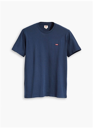 Levis Erkek Bisiklet Yaka Pamuklu Lacivert T-Shirt_4